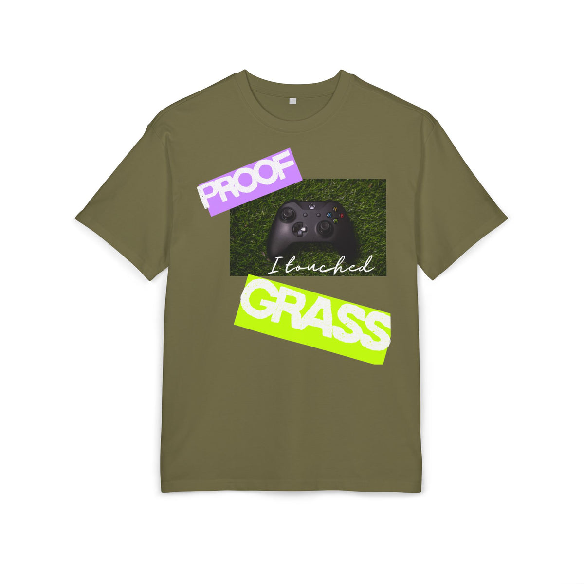 ‘Proof I touched grass’- Oversized Tshirt