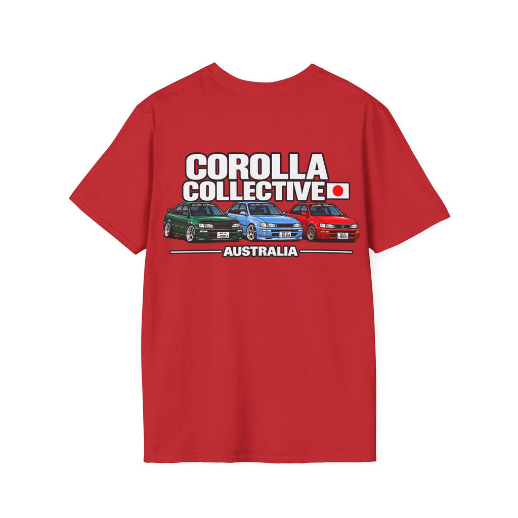 Corolla Collective T‑Shirt — Australia Skyline Graphic Tee (Classic Corolla Cars)
