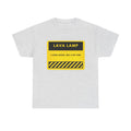 Lava Lamp Tee — "I Look Good, But A Bit Dim" Retro Warning Graphic T-Shirt