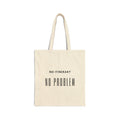 Tote Bag — "No Itinerary No Problem" Canvas Travel Tote