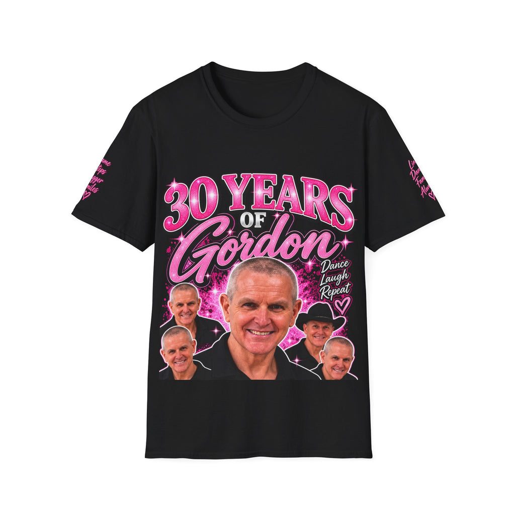 Version 2 - 30 Years of Gordon T-Shirt — Anniversary Tribute Tee