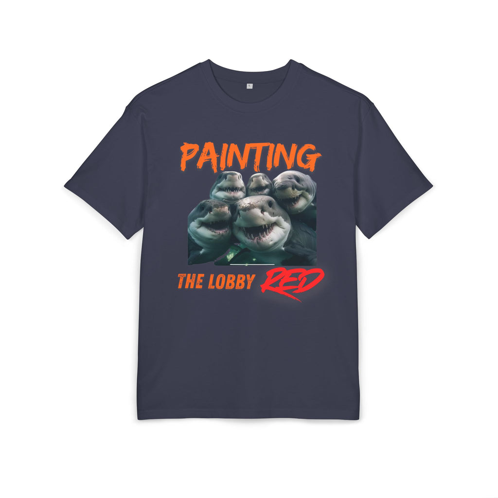 ‘Painting the lobby RED’- Oversized Tshirt
