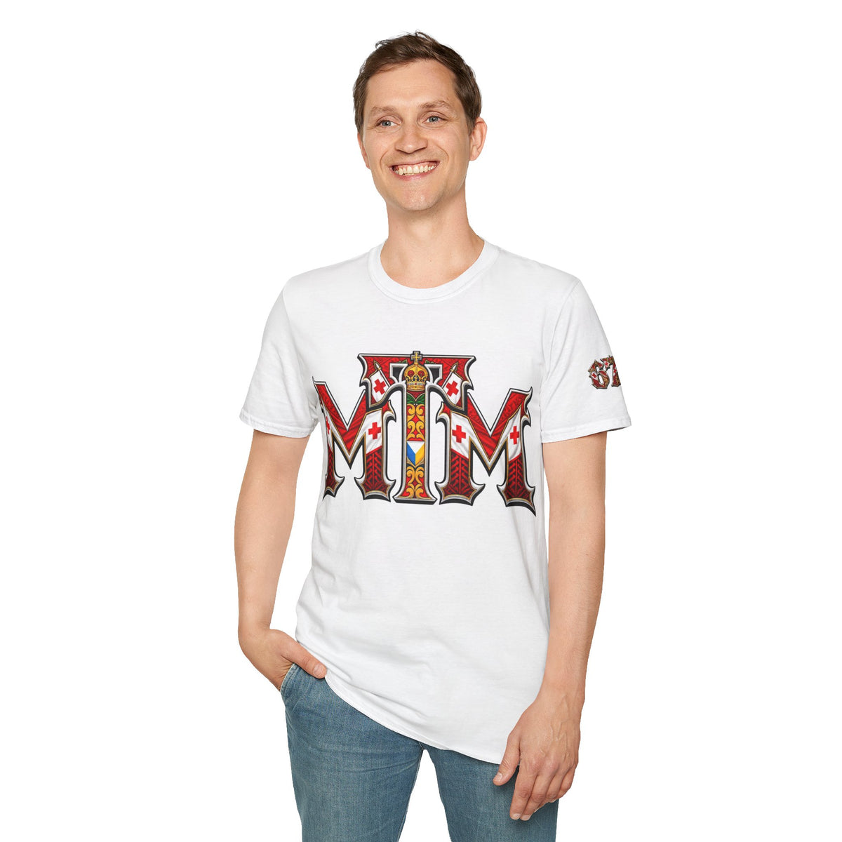T-Shirt — Tonga Coat of Arms Graphic Tee (ʻOku Ke Tau Mate Mate?)