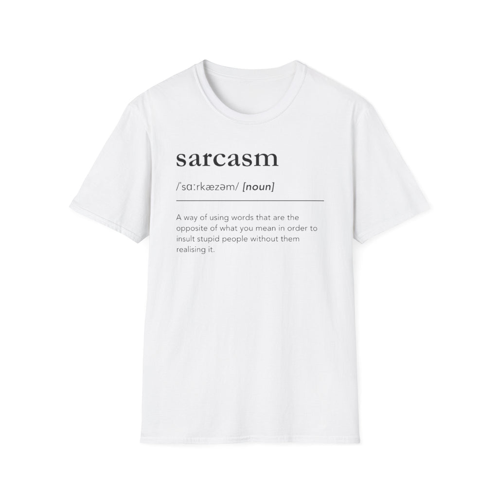 Sarcasm Definition T-Shirt — Funny Dictionary-Style Graphic Tee