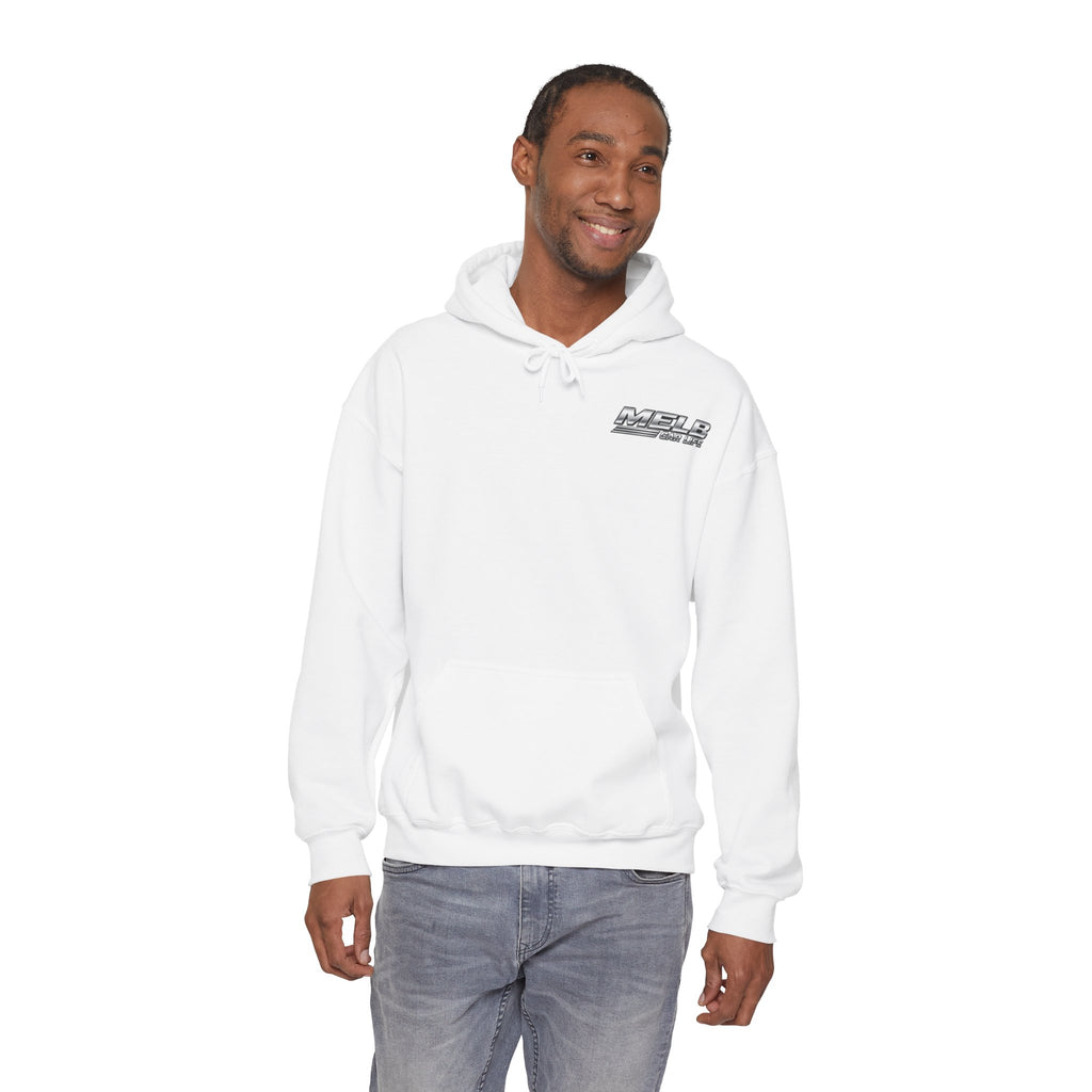 Car Life Hoodie — Red Station Wagon "NILE8" Graphic Streetwear