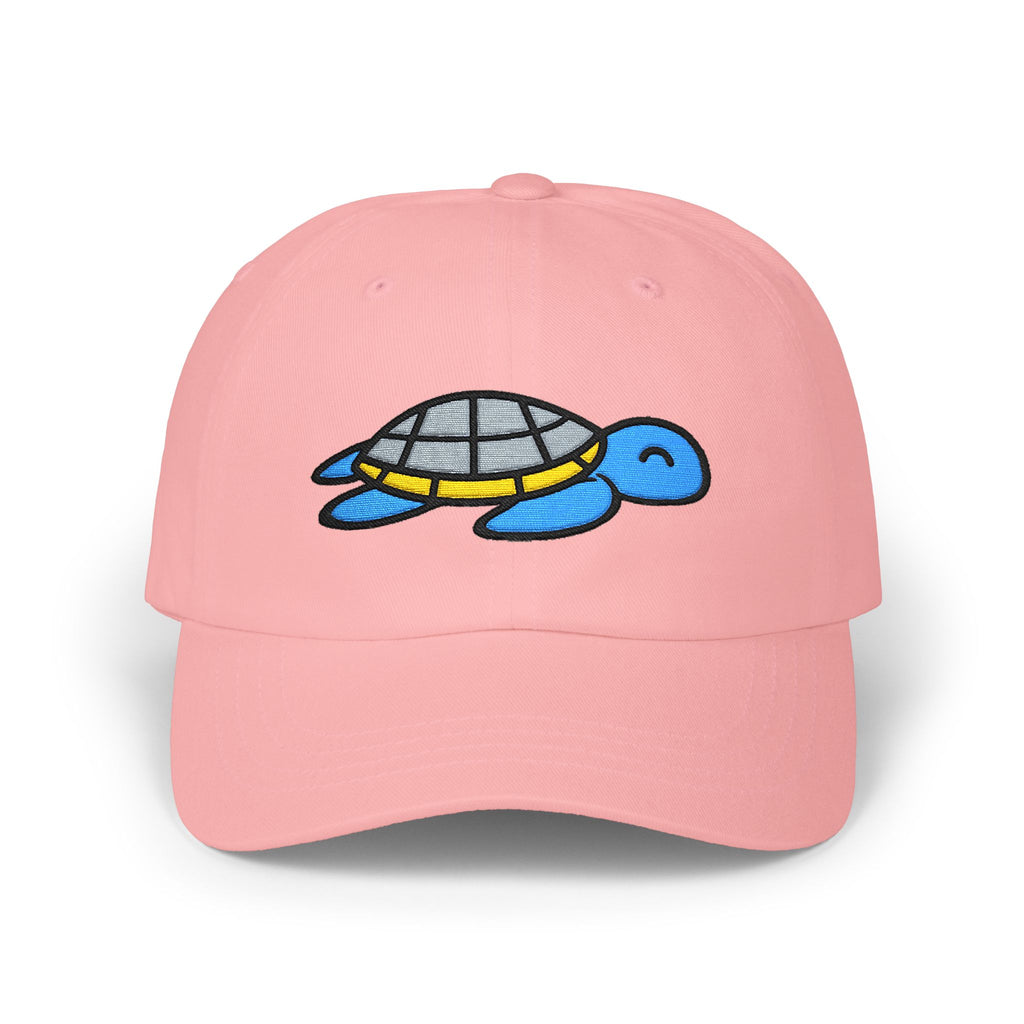 Turtle Embroidered Dad Cap