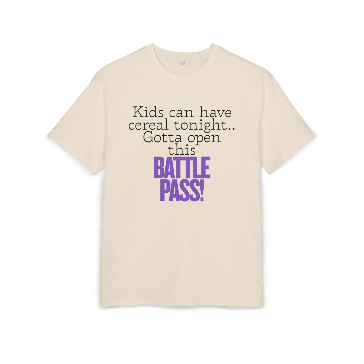 ‘Kids can have cereal tonight’- Oversized Tshirt