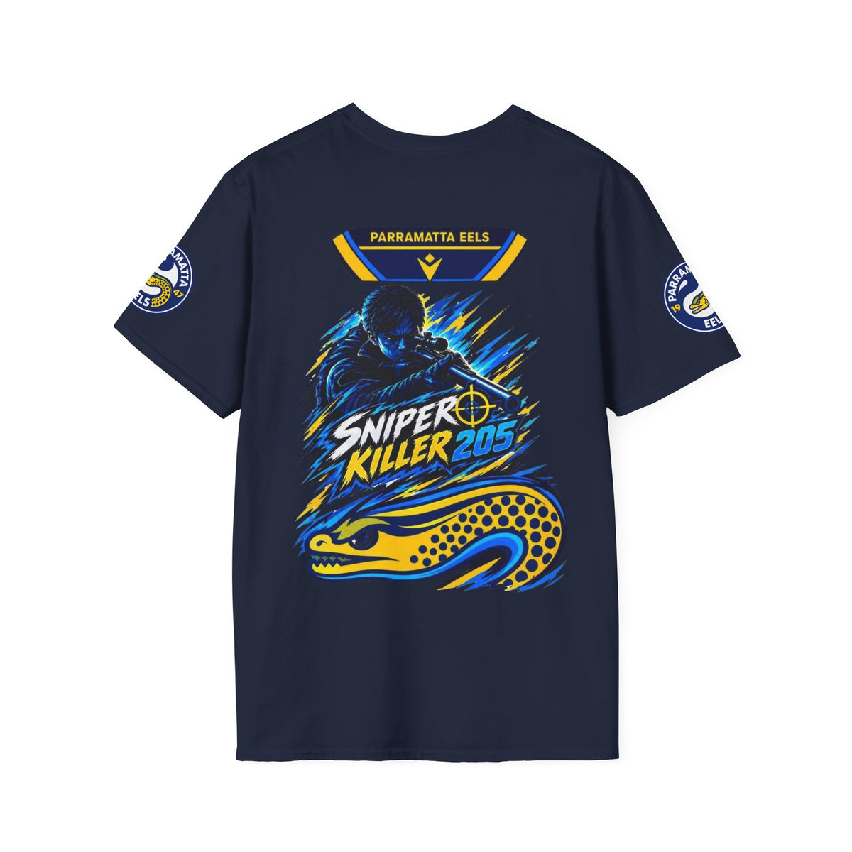 Parramatta Eels(Option 1) "Sniper Killer 205" Team T-Shirt