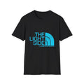 The Light Side T‑Shirt — Retro Blue Sci‑Fi Lightsaber Tee