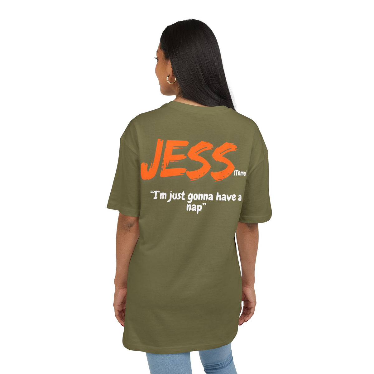 JESS(Temu)- Dark Colours - Oversized Tshirt