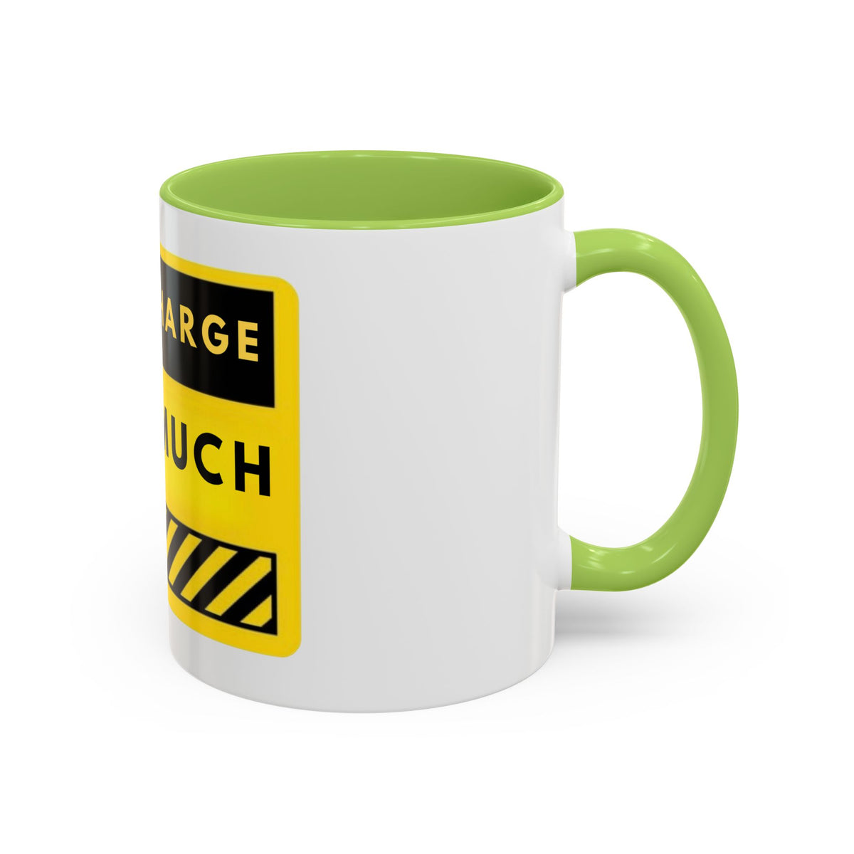 Coffee Mug — "Yes I Charge That Much" Bold Yellow Price-Tag Humor Mug