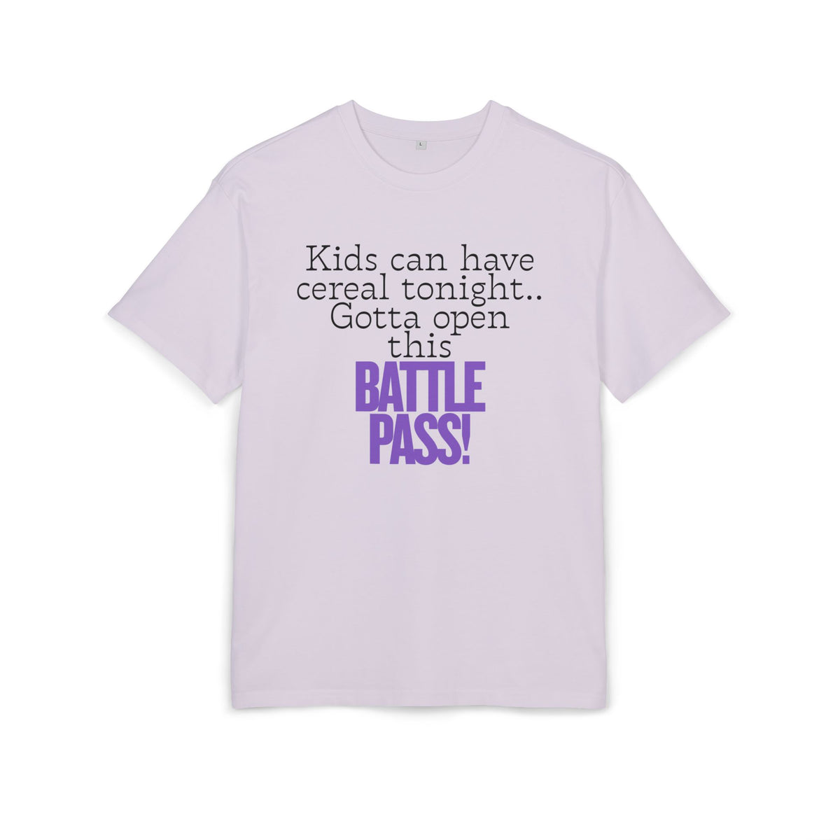 ‘Kids can have cereal tonight’- Oversized Tshirt