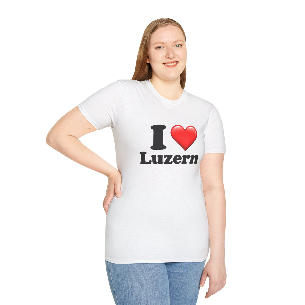I  love Luzern T-Shirt — Swiss Luzern Travel Souvenir Tee