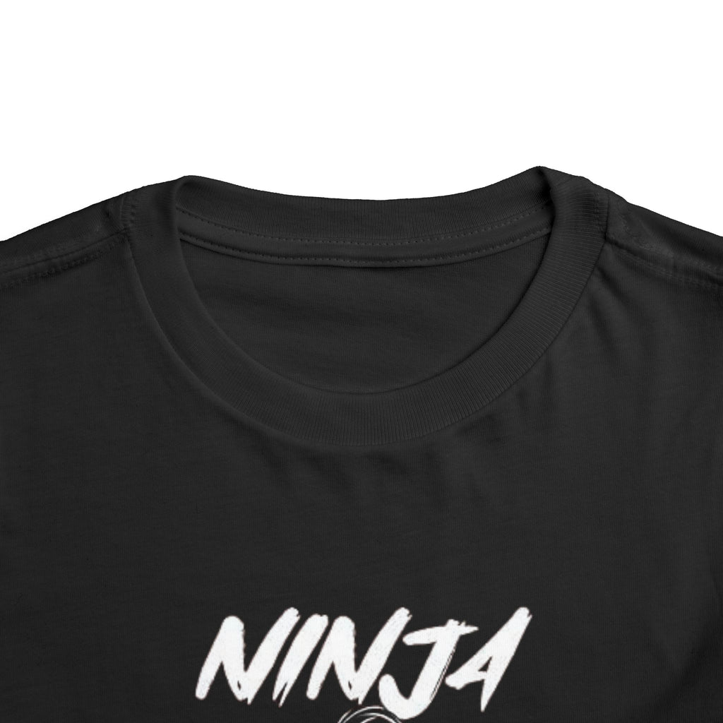 Ninja Girl Toddler Tee 2 - Pink Ninja Graphic Short Sleeve Shirt