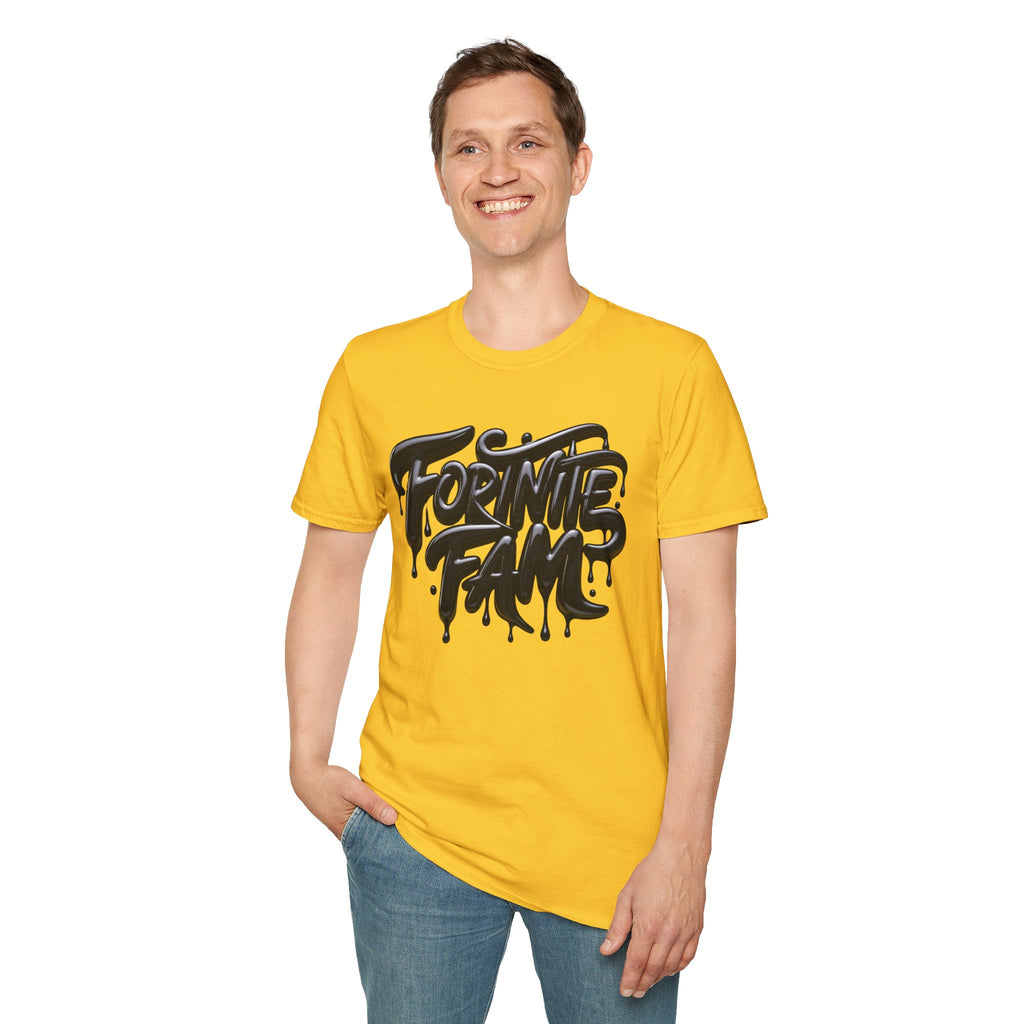 Gaming Fam Drip T-Shirt — Graffiti Gaming Tee