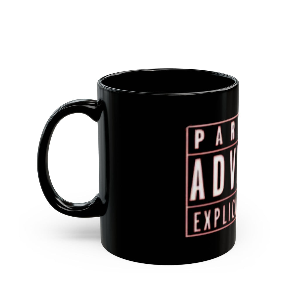 Parental Advisory "Explicit Content" Black Mug — 11oz & 15oz