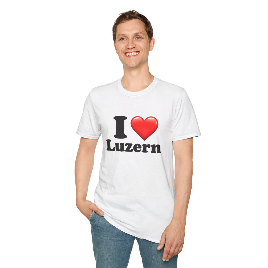 I  love Luzern T-Shirt — Swiss Luzern Travel Souvenir Tee