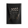Film Slate Wall Tapestry — Personalized "Dathan's 18th Birthday" Movie Clapper Decor