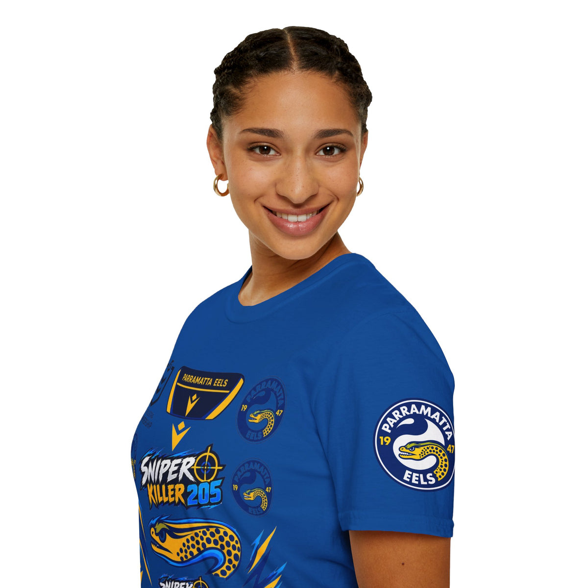 Parramatta Eels(Option 1) "Sniper Killer 205" Team T-Shirt
