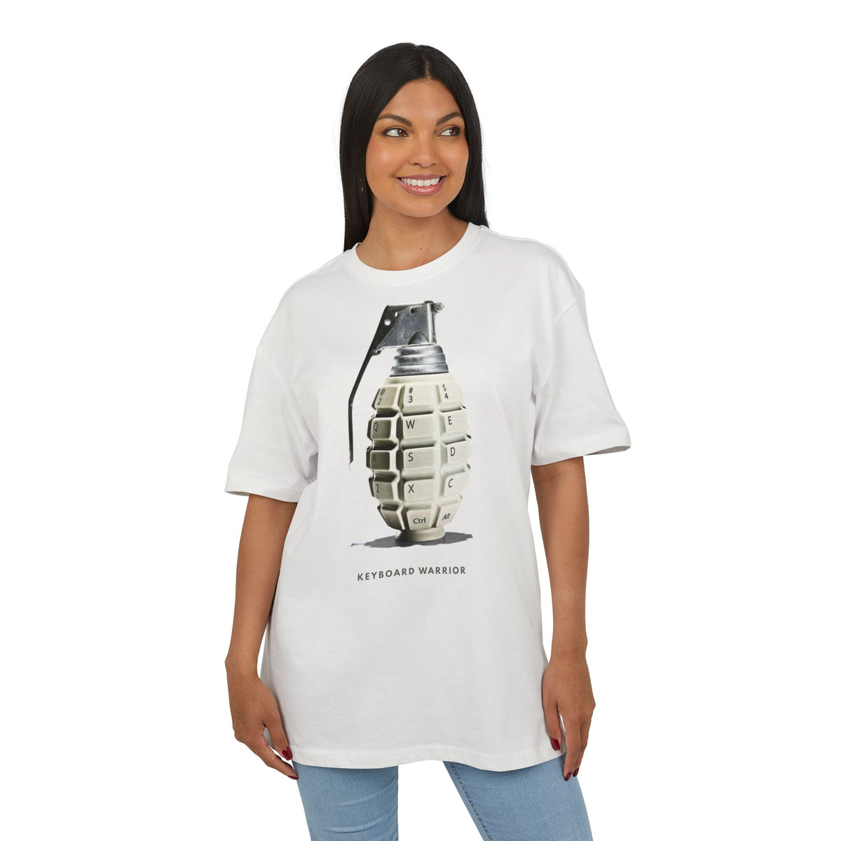 ‘Keyboard Warrior’- Oversized Tshirt