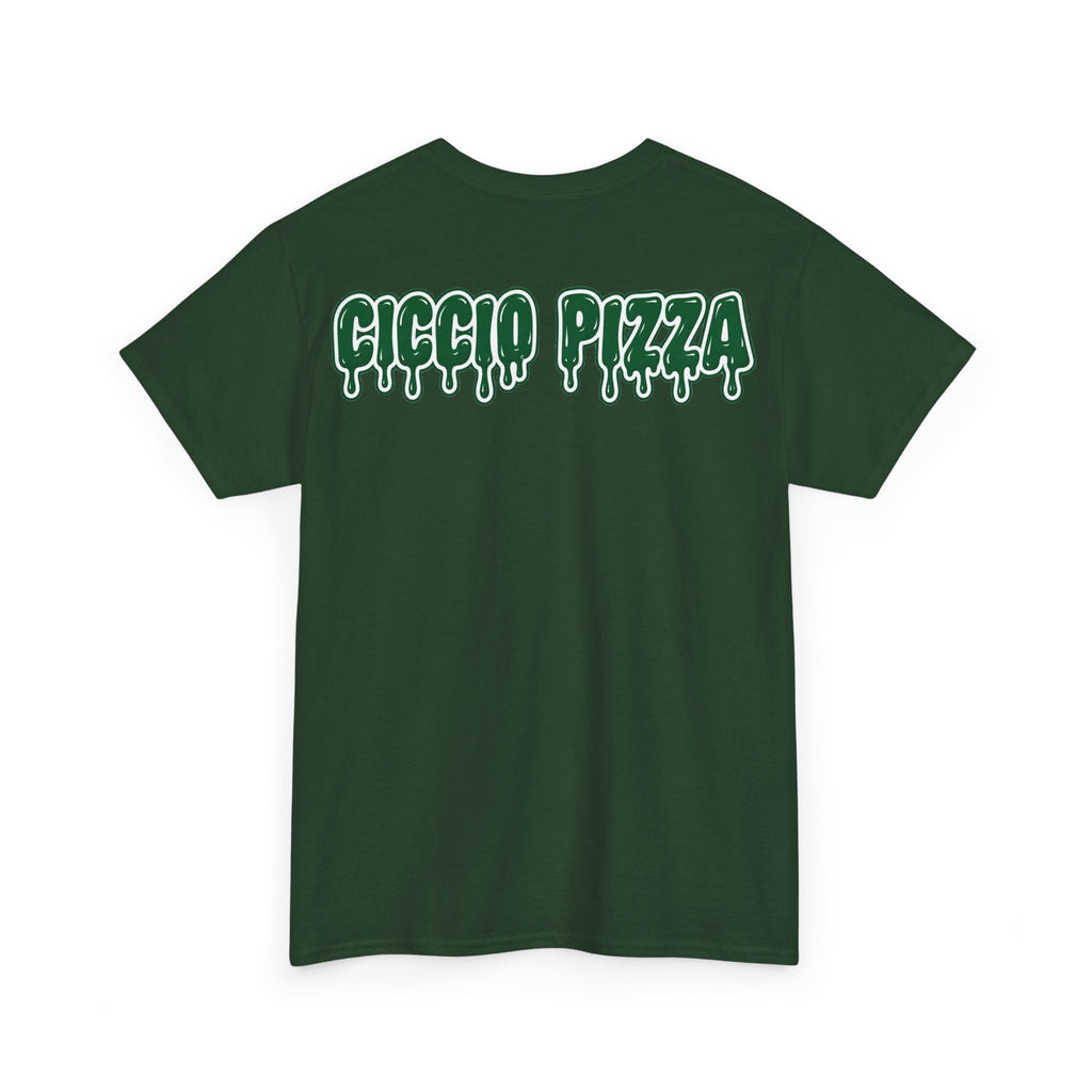 Ciccio Pizza Drip T-Shirt — Retro Pizza Logo Tee