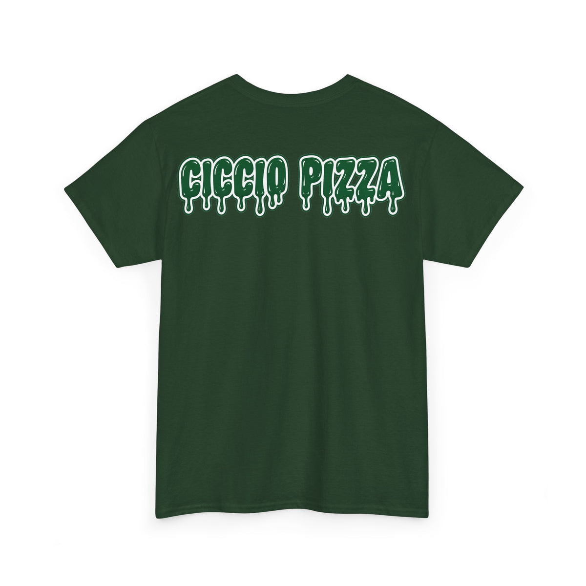 Ciccio Pizza Drip T-Shirt — Retro Pizza Logo Tee