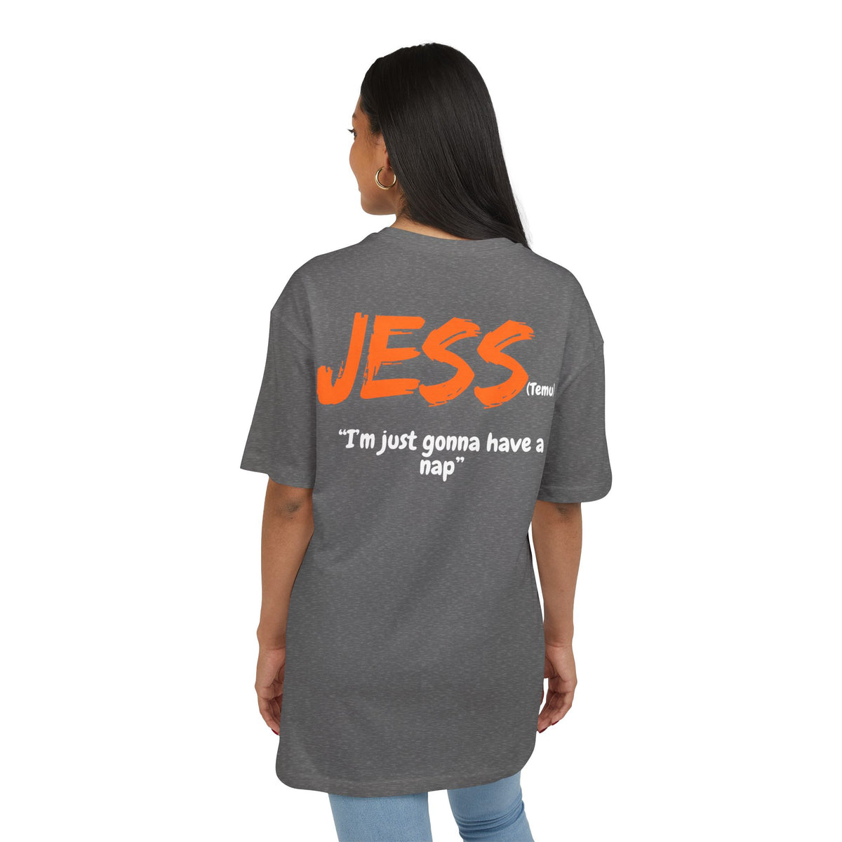 JESS(Temu)- Dark Colours - Oversized Tshirt