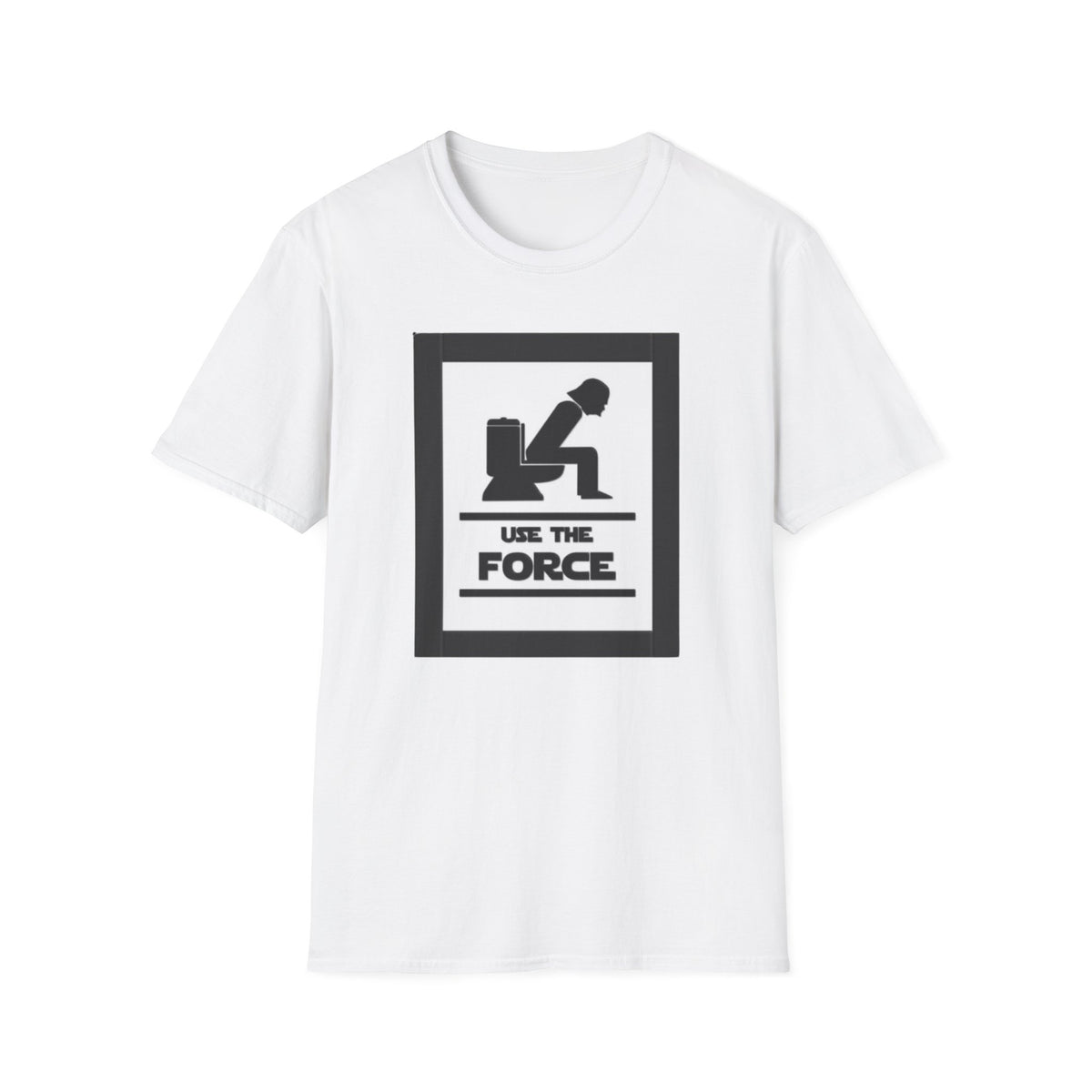 T‑Shirt — "Use the Force" Funny Toilet Humor Graphic Tee