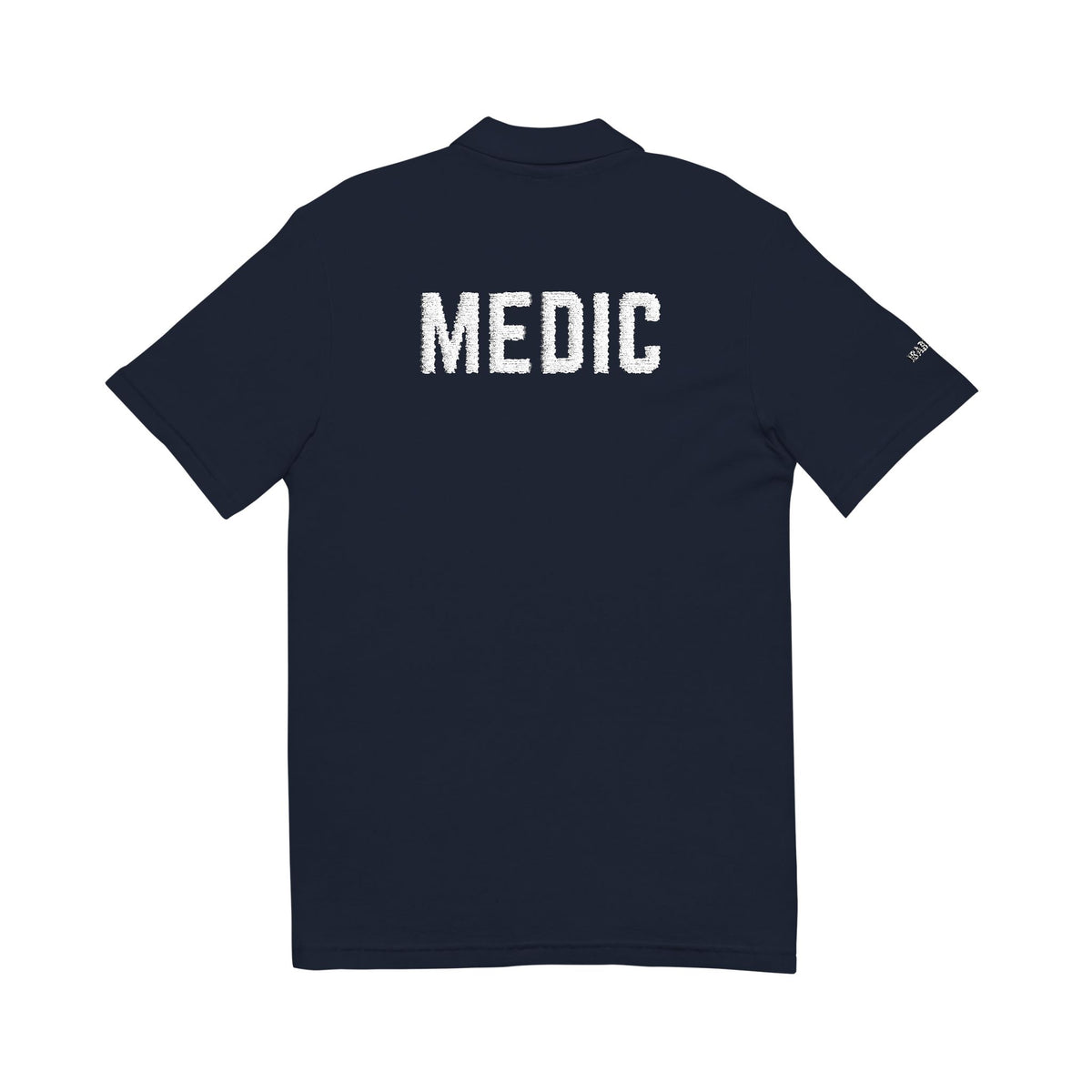 Medic Embroidered Polo Shirt – Navy Tactical First Responder Uniform