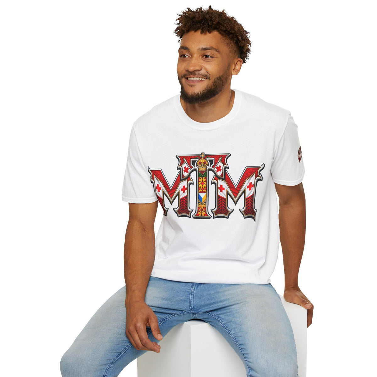 T-Shirt — Tonga Coat of Arms Graphic Tee (ʻOku Ke Tau Mate Mate?)