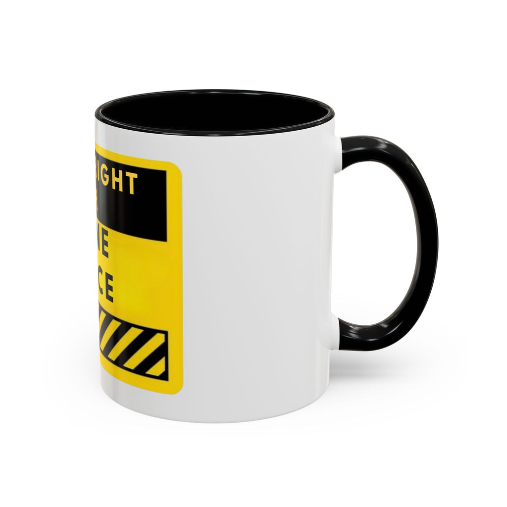 Done Right or Done Twice Coffee Mug — Motivational Construction-Style Accent Mug