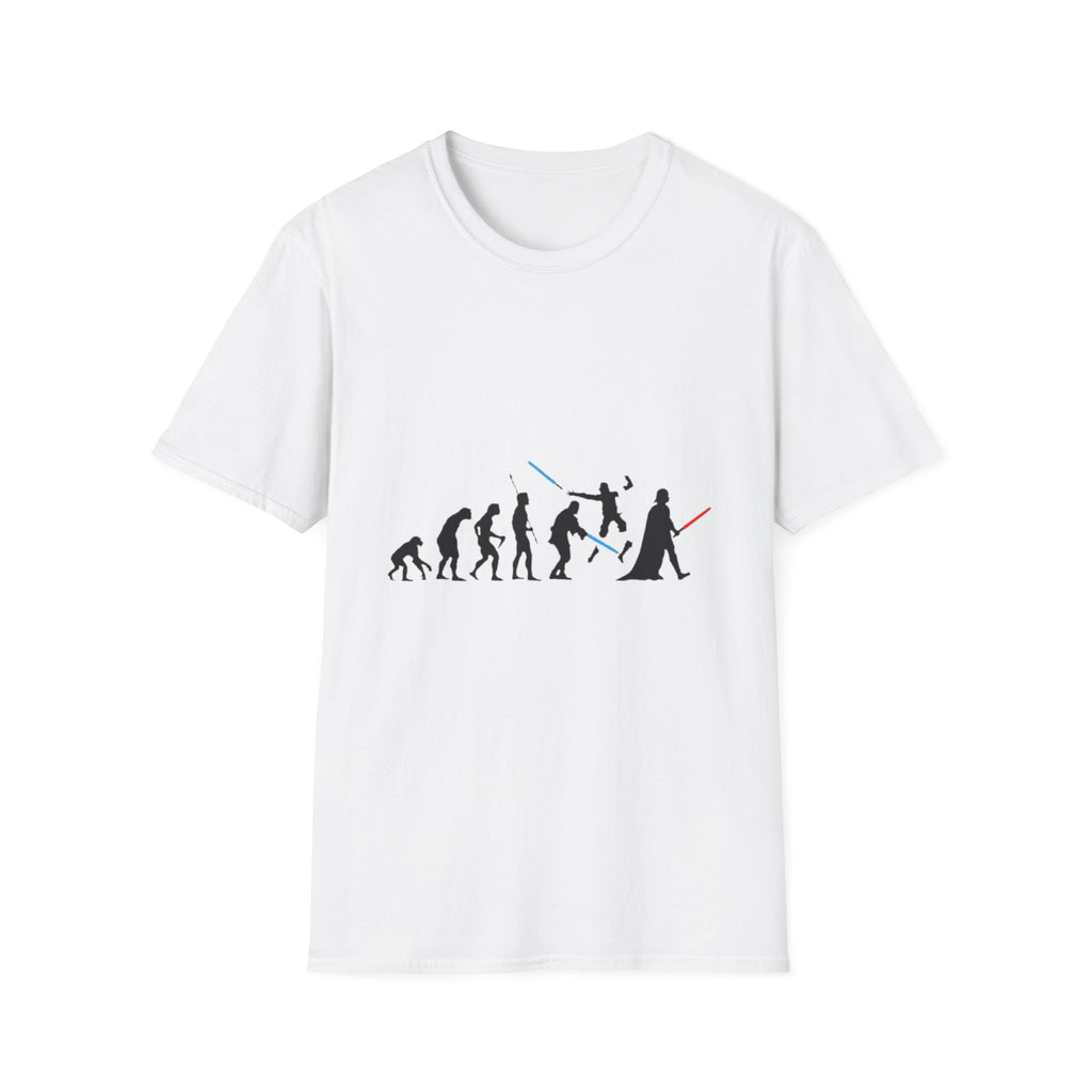Evolution of Jedi T-Shirt — Funny Star Wars Lightsaber Evolution Tee