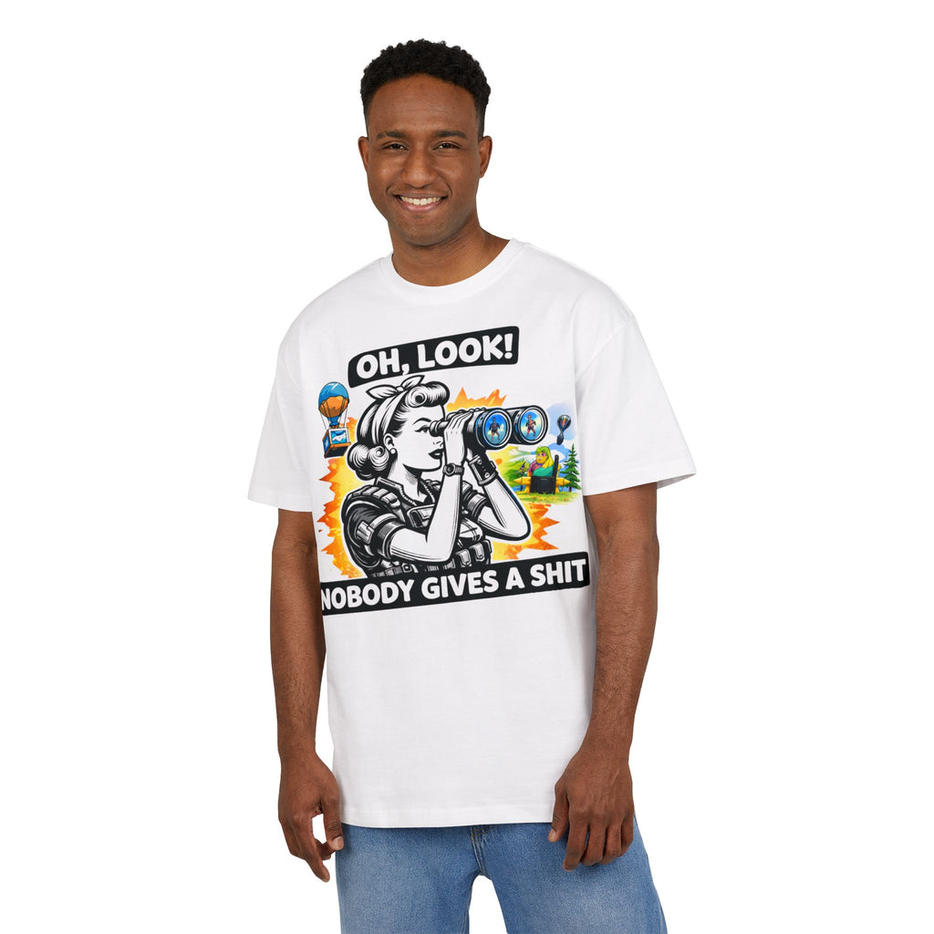 ‘Oh look nobody gives a shit’- Oversized Tshirt