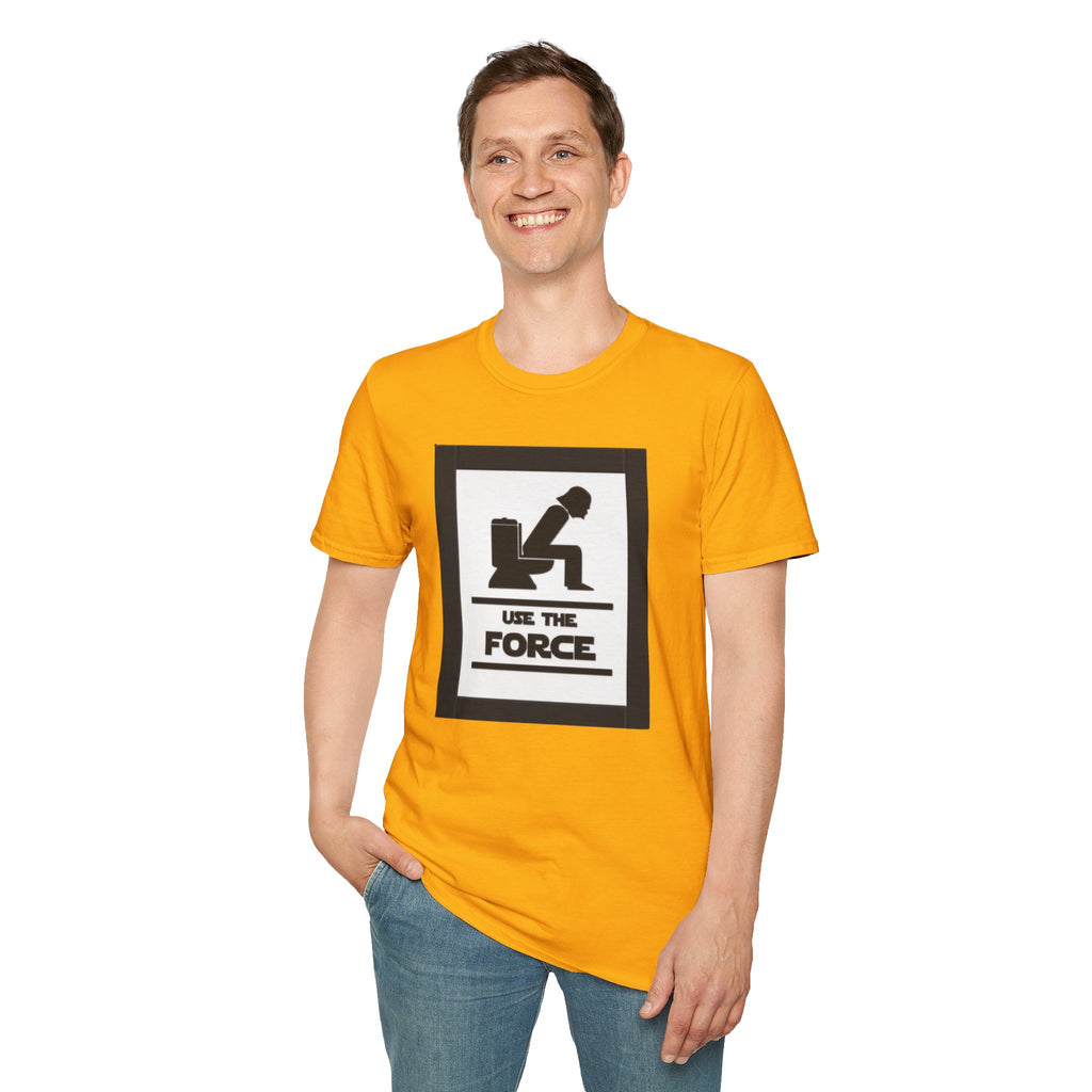 T‑Shirt — "Use the Force" Funny Toilet Humor Graphic Tee