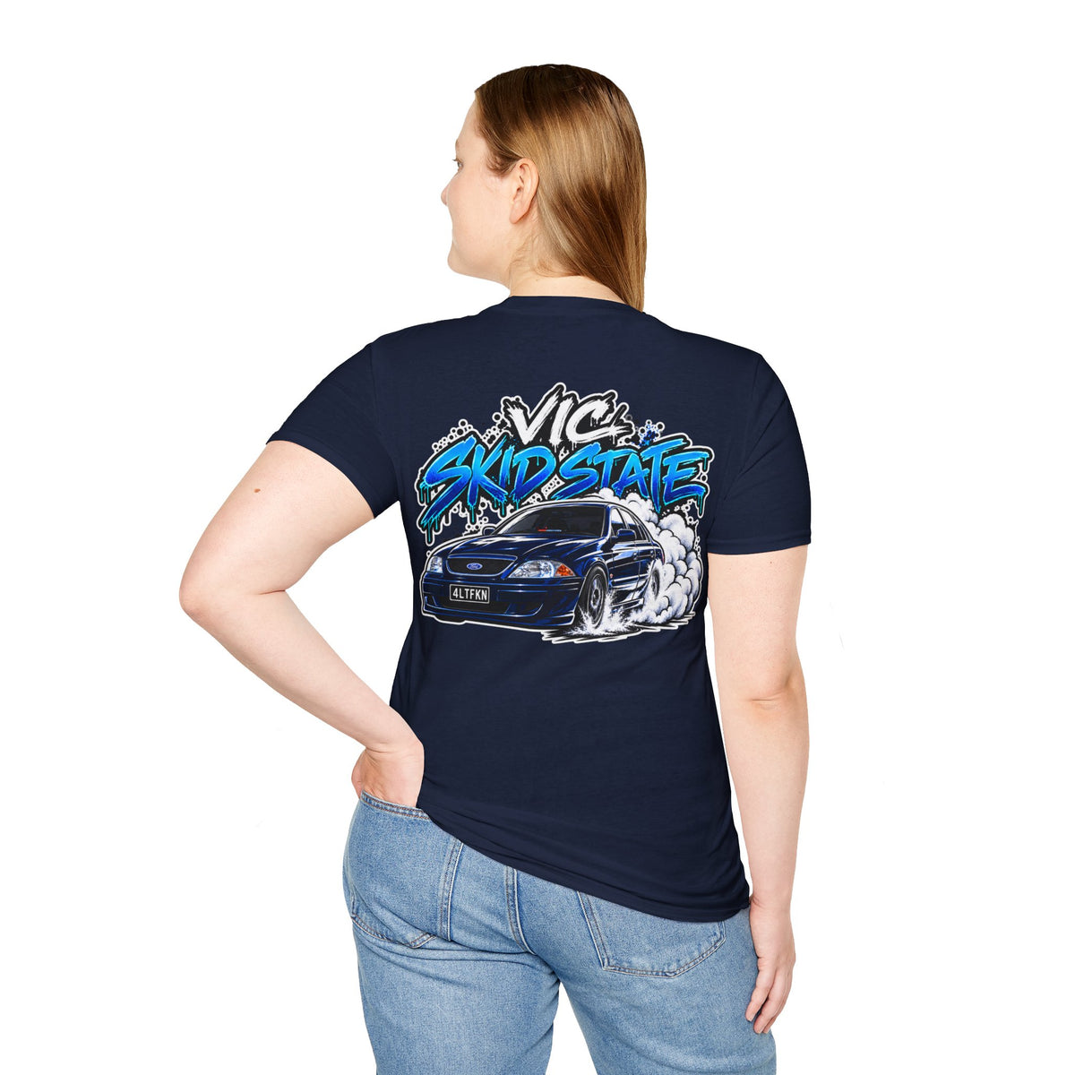 4LTFKN License Plate Tee — Graphic T‑Shirt
