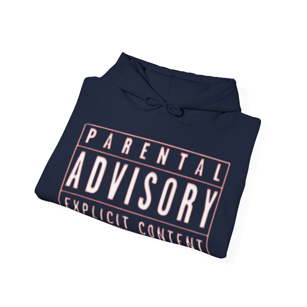 Parental Advisory "Explicit Content" Hoodie — Graphic Streetwear Pullover