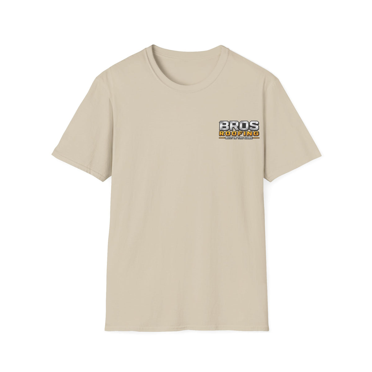 BROS Roofing T‑Shirt – “BROS ROOFING: Best in the Game” Crew Tee