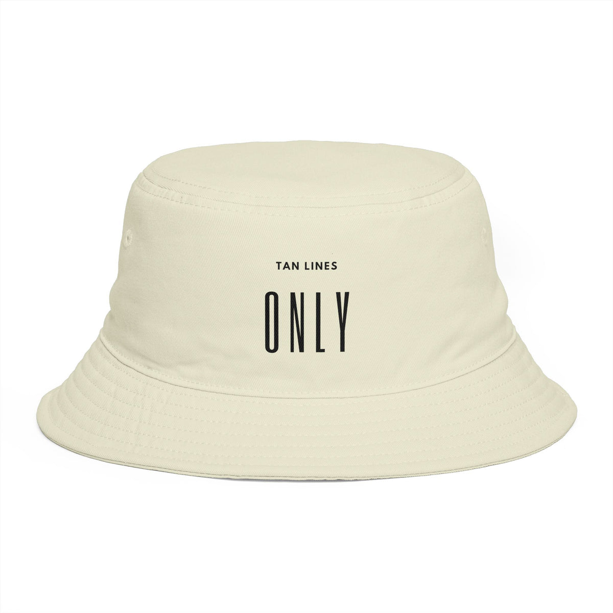 Bucket Hat — 'Tan Lines Only' Minimalist Summer Sun Bucket Hat