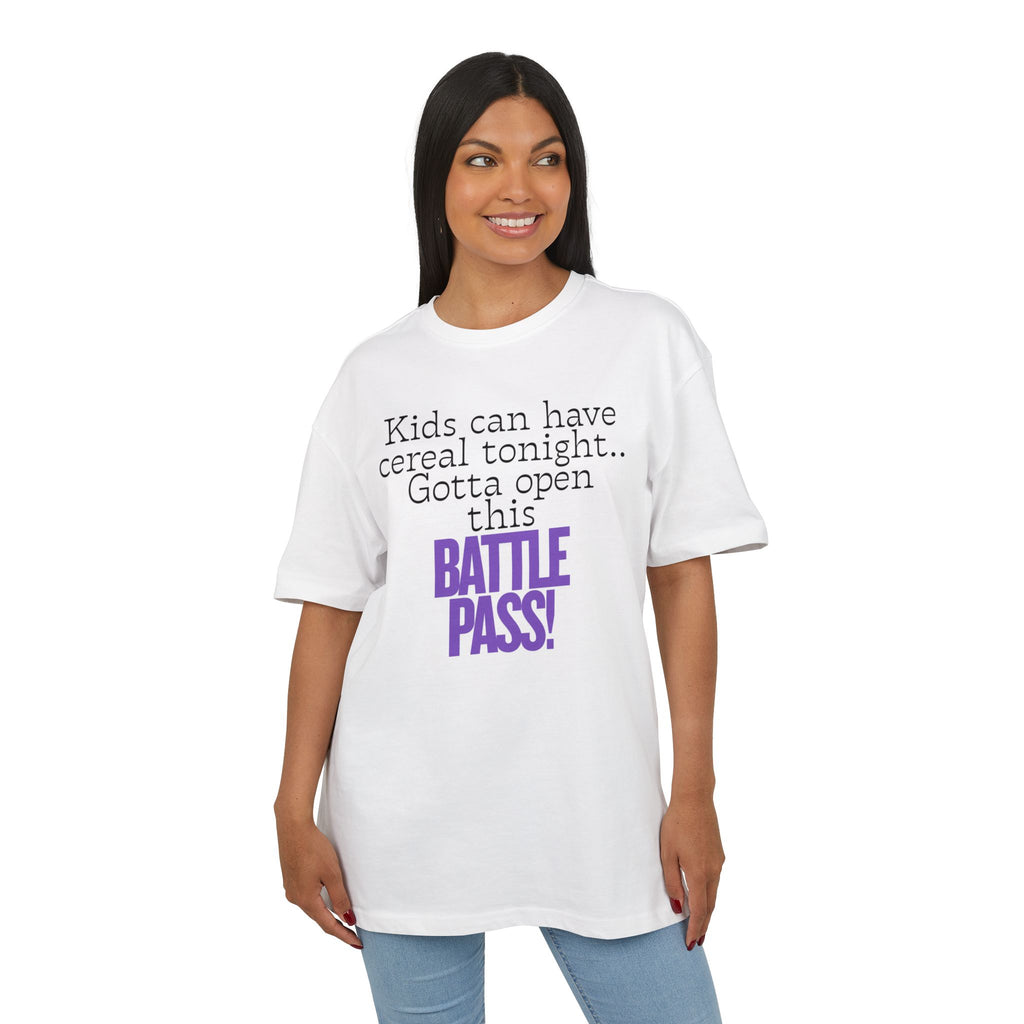 ‘Kids can have cereal tonight’- Oversized Tshirt