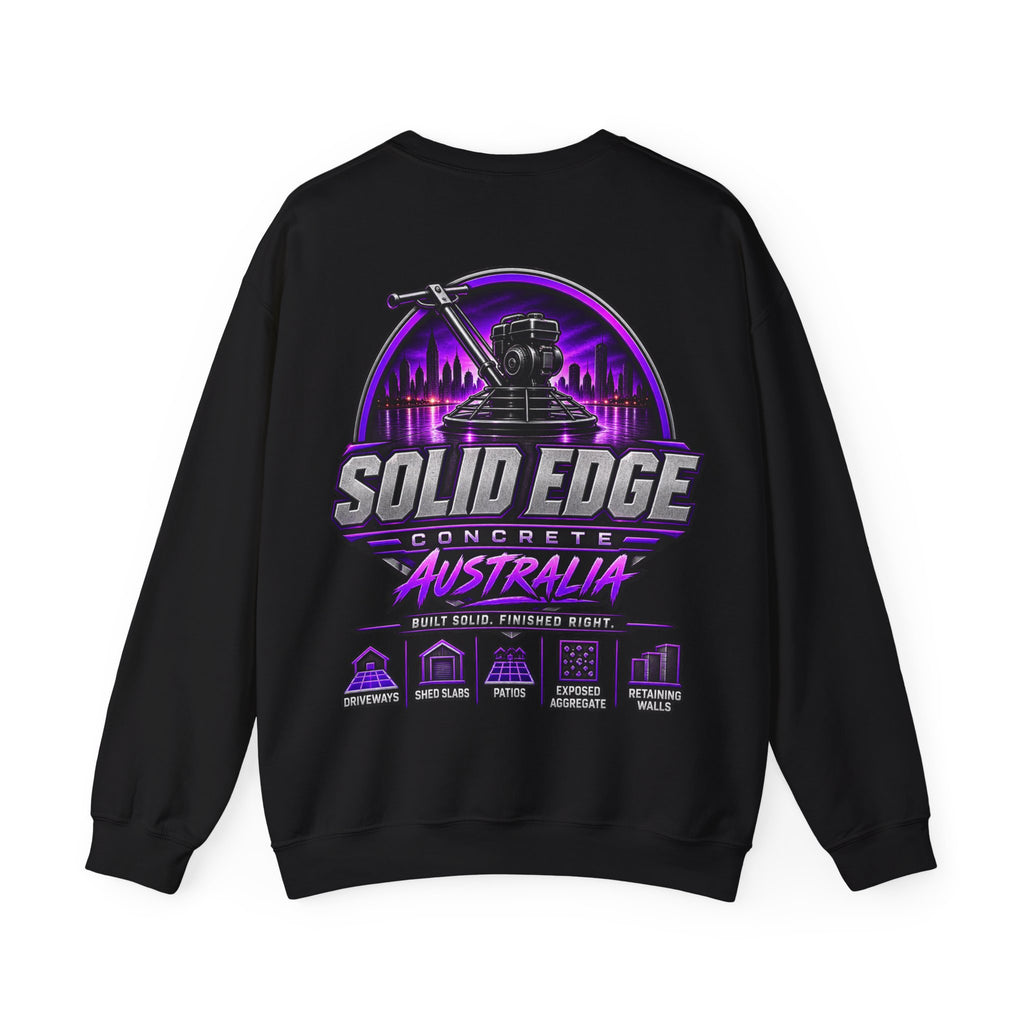 Solid Edge Crewneck Sweatshirt — Solid Edge Concrete Australia Logo Pullover