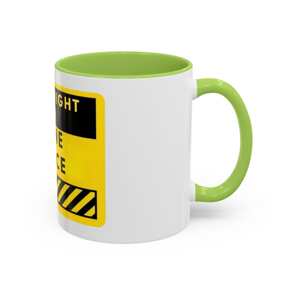 Done Right or Done Twice Coffee Mug — Motivational Construction-Style Accent Mug