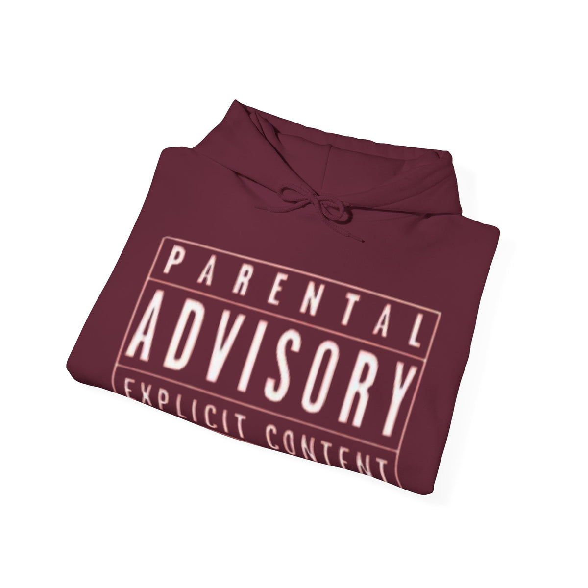 Parental Advisory "Explicit Content" Hoodie — Graphic Streetwear Pullover