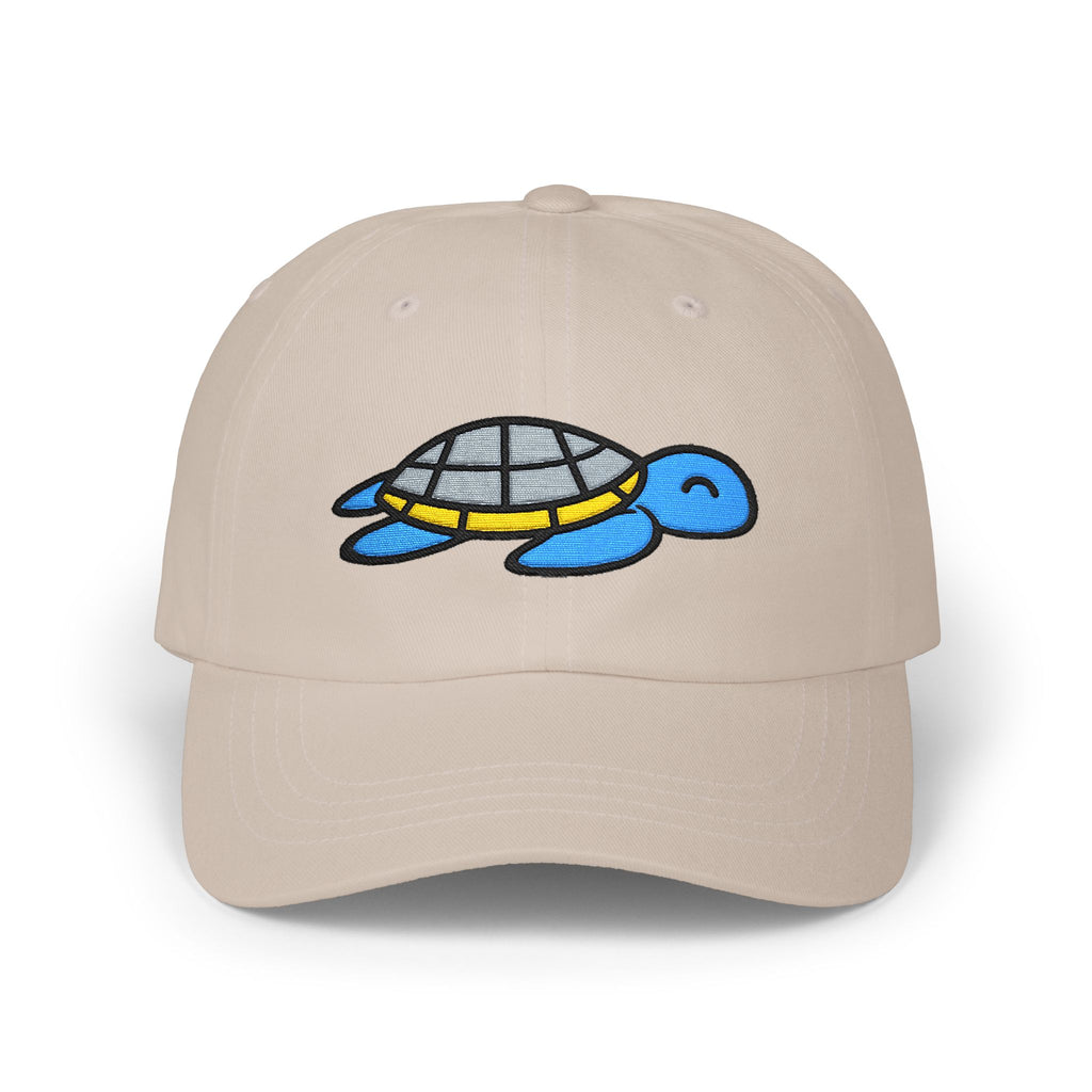 Turtle Embroidered Dad Cap