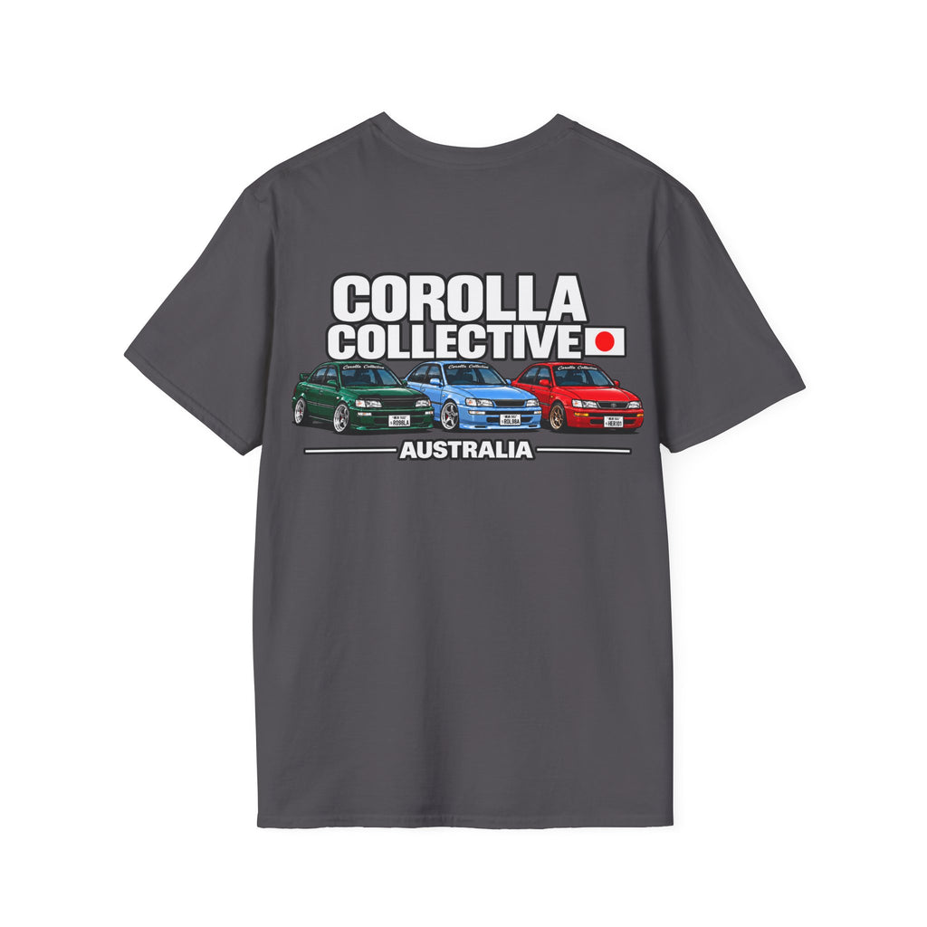 Corolla Collective T‑Shirt — Australia Skyline Graphic Tee (Classic Corolla Cars)