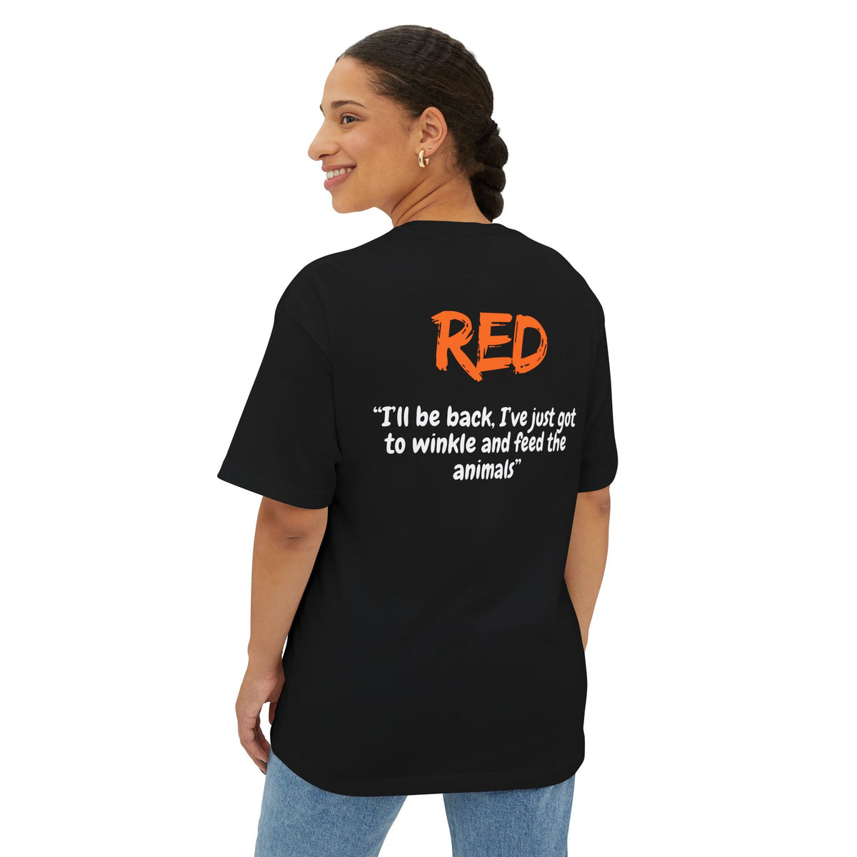 RED - Dark Colours - Oversized Tshirt 2