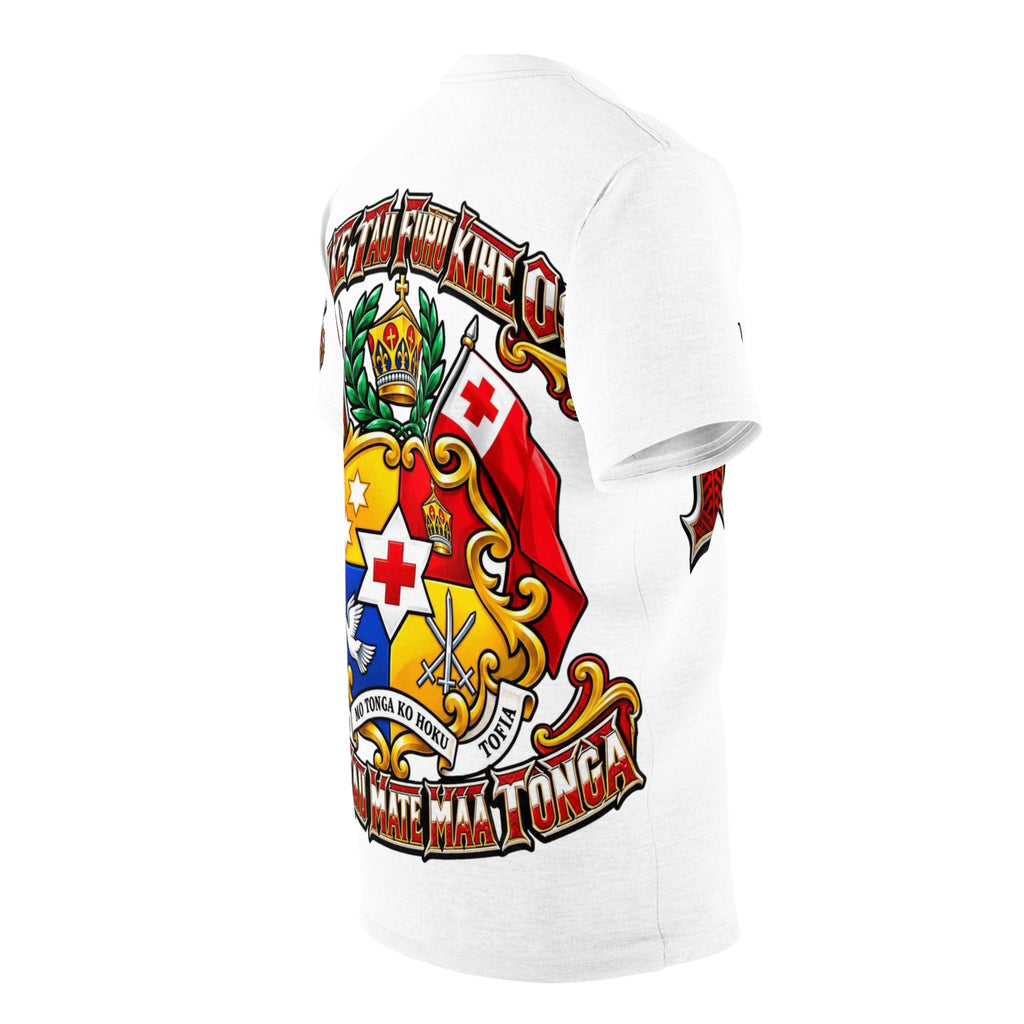 BIG OPTION -Royal 'MIM' Graphic Tee – Medieval Crest Lettering T‑Shirt