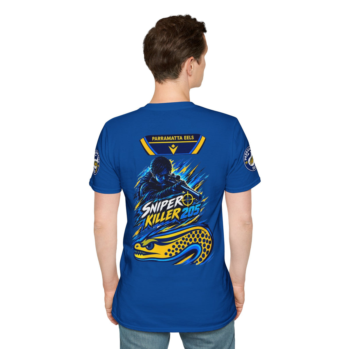 Parramatta Eels(Option 1) "Sniper Killer 205" Team T-Shirt