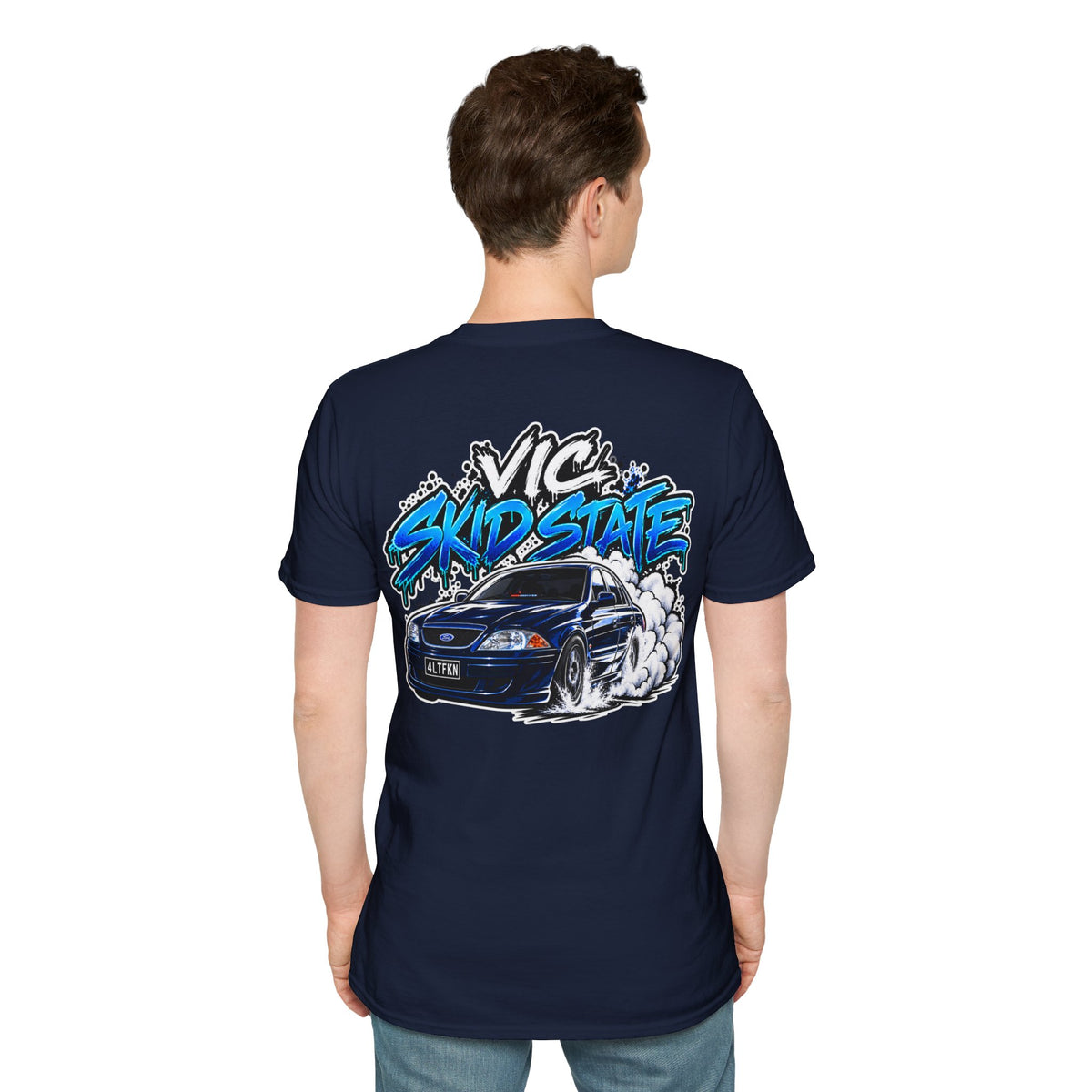 4LTFKN License Plate Tee — Graphic T‑Shirt