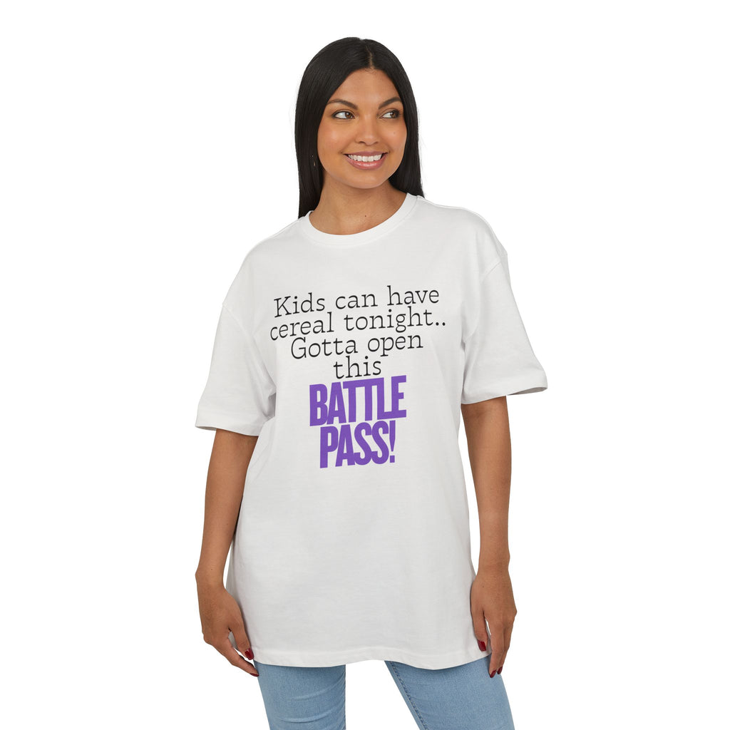 ‘Kids can have cereal tonight’- Oversized Tshirt