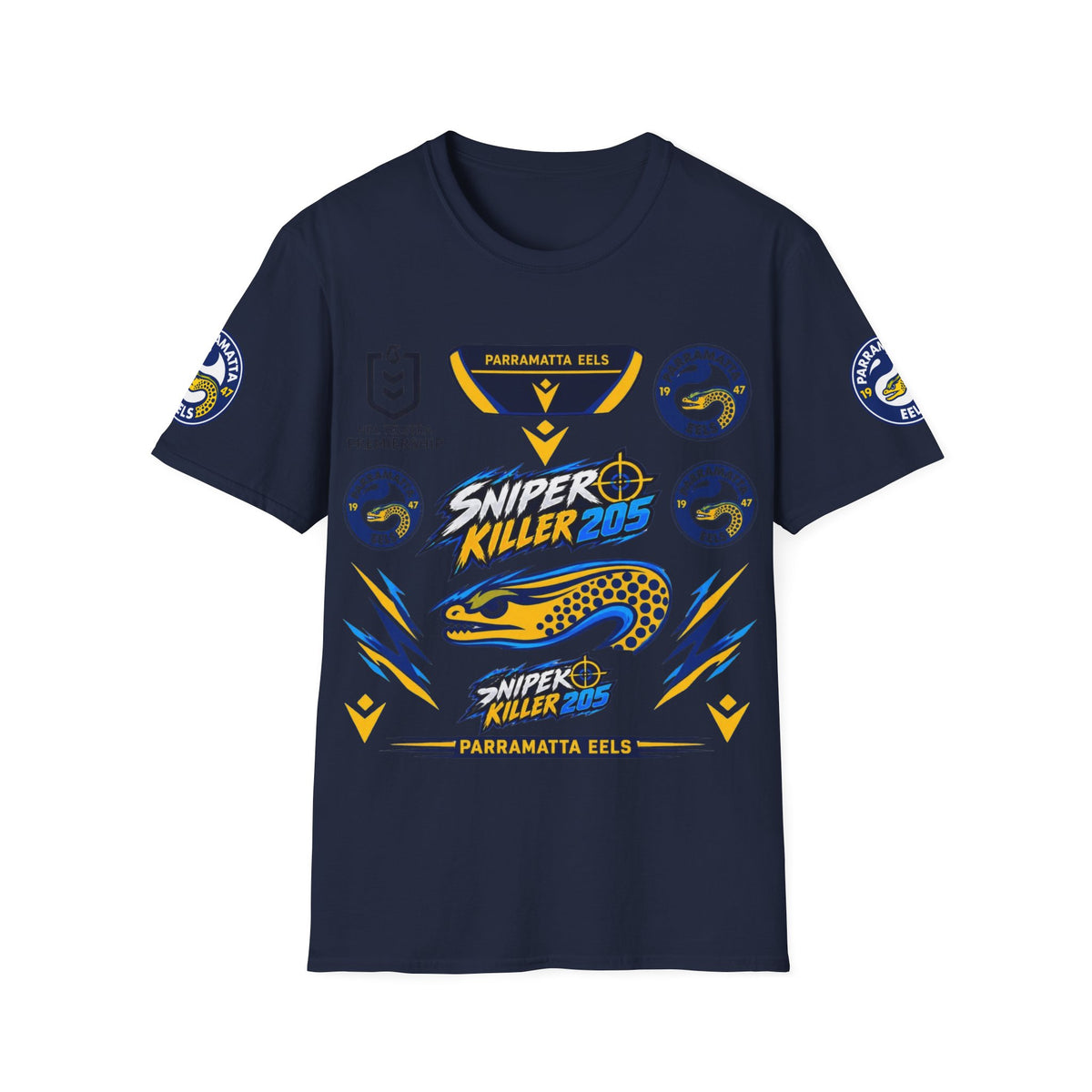 Parramatta Eels(Option 1) "Sniper Killer 205" Team T-Shirt
